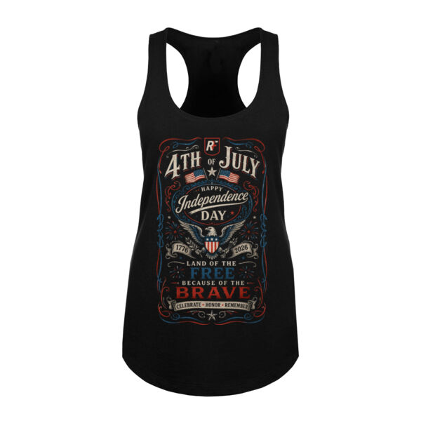 FREEDOM ON THE ROCKS - WOMEN'S FITTED TANK TOP - $T7GQ8N$ Thumbnail
