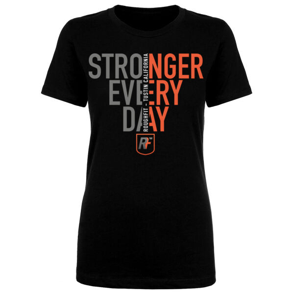 STRONGER EVERY DAY - WOMEN'S FITTED T-SHIRT - $RD6A1V$ Thumbnail